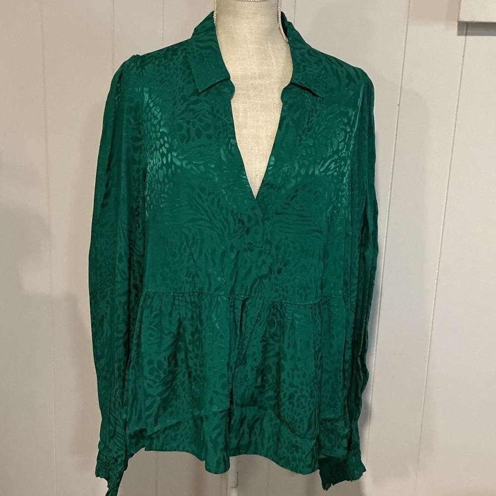 Lilly Pulitzer Teal Blouse